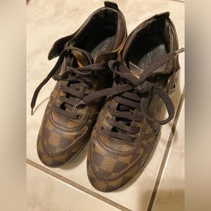 Louis Vuitton Brown Low Top Sneakers